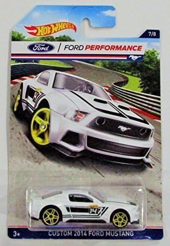 Hot Wheels Ford Performance White Custom 2014 Ford Mustang 7/8