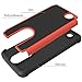 For LG Aristo Case, LG Phoenix 3 Case, LG Fortune Case, LG Rebel 2 LTE Case, LG Risio 2 Case, LG K8 2017 Case, OEAGO [Shockproof] Hybrid Dual Layer Defender Protective Case Cover (Red)