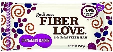 GNU FOODS FIBER LOVE,CINN RAISIN, 1.6 OZ