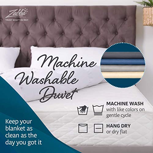 Quility Premium Removable Duvet Cover Weighted Insert 60"x80" Full