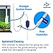 Fish Tank Siphon – Gravel Vacuum for Aquarium – Long Nozzle Aquarium Siphon for Fish Tank – Aquarium Cleaner Vacuum with Priming Bulb – Aquarium Gravel Cleaner – Small Betta Fish Tank Accessoriesthumb 4