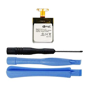 MPF Products 150mAh P11G7T-01-S01 Battery Replacement Compatible with Pebble Time (501-00020) Smartwatch