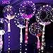 DANIDEER Led BoBo Balloons Warm White/Pink/Blue, 18 Inch 5 PCS Transparent Helium Balloons with String Lights, LED Light Balloons for Christmas, Birthday, Wedding and Party Decoration (Pink)
