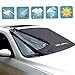 KDL Windshield Snow Covers Oxford Cloth Windshield Sun Snow Cover Fits Most Cars,CRVs And SUVs-M