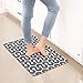 Simple Being Anti Fatigue Kitchen Floor Mat, Comfort Heavy Duty Standing Mats, Ergonomic Non-Toxic Waterproof PVC Non Slip Washable for Indoor Outdoor Home Office (Grey Geometric)
