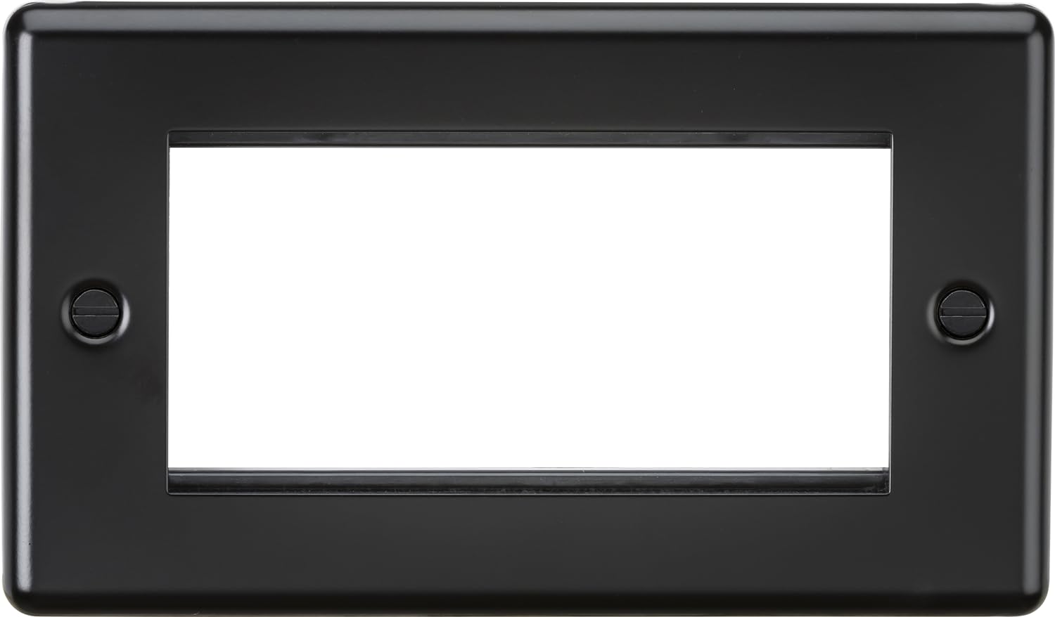 Knightsbridge 4G Modular Faceplate - Matt Black — image 1