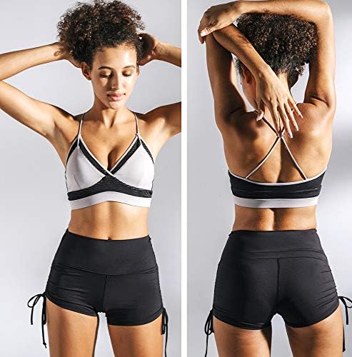 DILANNI Workout Shorts for Women High Waist Mini Running Yoga Short Gym Sports