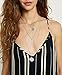 MOLOCH Layered Choker Necklace Boho Delicate Chain Insignia Coin Pendant Necklace Set Women Jewelry (Silver)