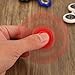 Krazy Spinner Hand Spinner Toy Stress Reducer Ultra Durable HighSpeed Ceramic Bearing Finger Toy Guarantee 1+min SpinTime Perfect for ADD ADHD Anxiety Autism Stress Relief (Red)