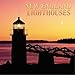 New England Lighthouses Fine Art/Maps 2001 Calendar by