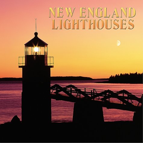 New England Lighthouses Fine Art/Maps 2001 Calendar by