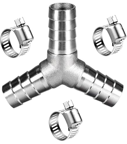 Snapklik.co : AACFLOW Stainless Steel Barb Barbed Hose Fitting 3/8...