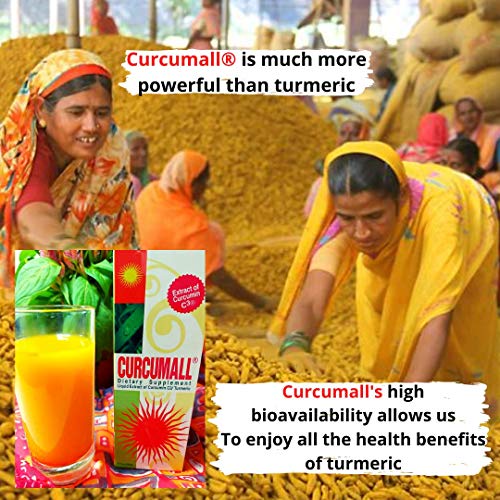 Curcumall Concentrated Turmeric Curcumin and Ginger Liquid with
