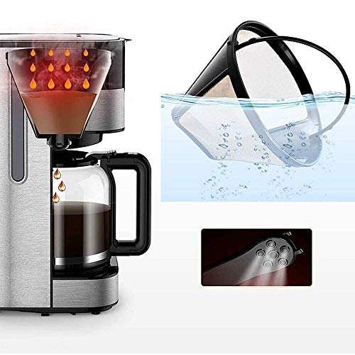 Filterkaffeemaschine, 1.5L Kapazität Kaffeemaschine Producing zu 10 Tassen, programmierbaren 24-Stunden-Timer mit… – Bild 6
