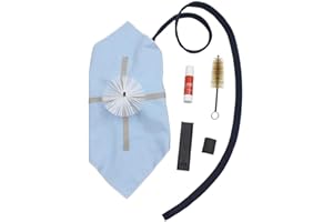 Beavorty Tenor Saxophone Cleaning Tools Kit with Cork Cream and Thumb Cushion for Instrument Upkeep