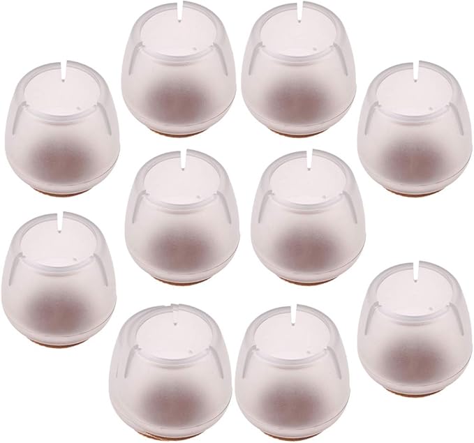 10pcs Silikon Stuhl Kappen Stuhlkappen Stuhlbeinkappen Bodenschützer