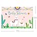 MEHOFOTO Llama Girl Baby Shower Photo Studio Booth Background Pink Fiesta Cactus Mexican Llama Mama Señorita Photography Backdrops Banner for Cake Table Supplies 7x5ft