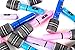 Neon Gangster Rock Star Party Dress Up Set - New Years Eve Costume Dress Up Accessories Bulk Pack of 36,12 Leopard Print Hats, 12 Inflatable Microphones, 12 Disco Ball Necklaces