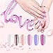 MICHEYGel Gel Nail Polish, 6 pcs, Soak Off UV Gel Nail Polish Set,Pink Series
