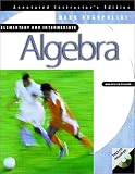 Unknown Binding Algebra: Elementary and Intermediate Annotated Instructor's Edition with CD Book