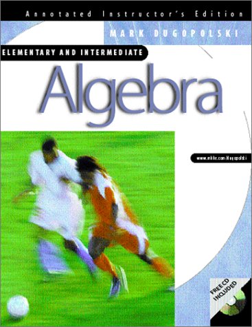 Algebra: Elementary and Intermediate Annotated ... 0072476028 Book Cover