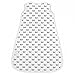 Muslin Cotton Slumber Sack by Fawn Hill Co - Unisex Monochrome Design for Boys or Girls - Small