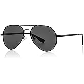 Gleyemor Polarized Aviator Sunglasses for Small Face Women and Men, 52MM Small Aviators 100% UV Protection