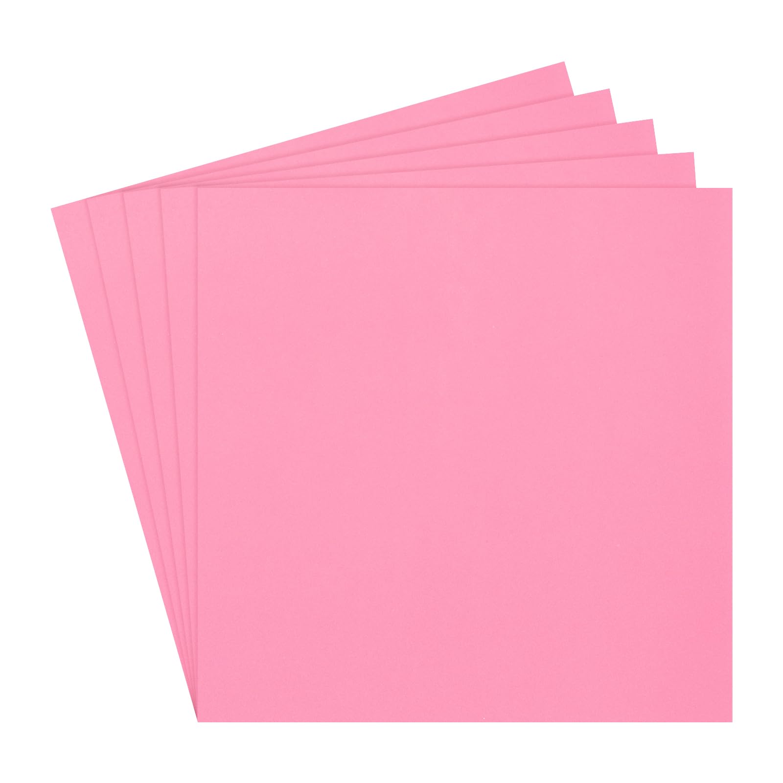 Rebower 5Pcs Foam Sheets Crafts Foam Arts Paper 20 x 20 x 1/32 Inch [for Crafts Project, Scrapbooking, DIY, Party Handicraft, Costumes]-50cm x 50cm x 0.8mm / Pink — image 1