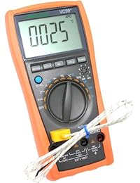 aidetek VC99 + Digital Auto Rango Multímetro Tester Condensador Amp Voltaje AC DC Analog Bar Buzz