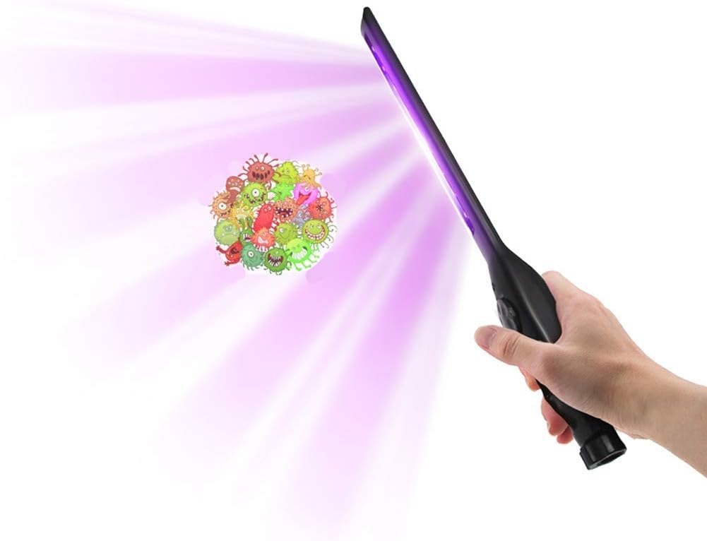 LTLT Sterilization Uv Lamp Sterilizer Uvc Lights Antibacterial Light Bulb Antibacterial 99%, 20s Kill Viruses USB Powered Mobile Handheld Sanitizer Disinfect Bulb for Home Car School Hotel Pet Area