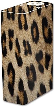 Tesla Two Vape E-Cig Mod Box Vinyl DECAL STICKER Skin Wrap / Leopard PRINT skin (NOT ACTUAL FUR)