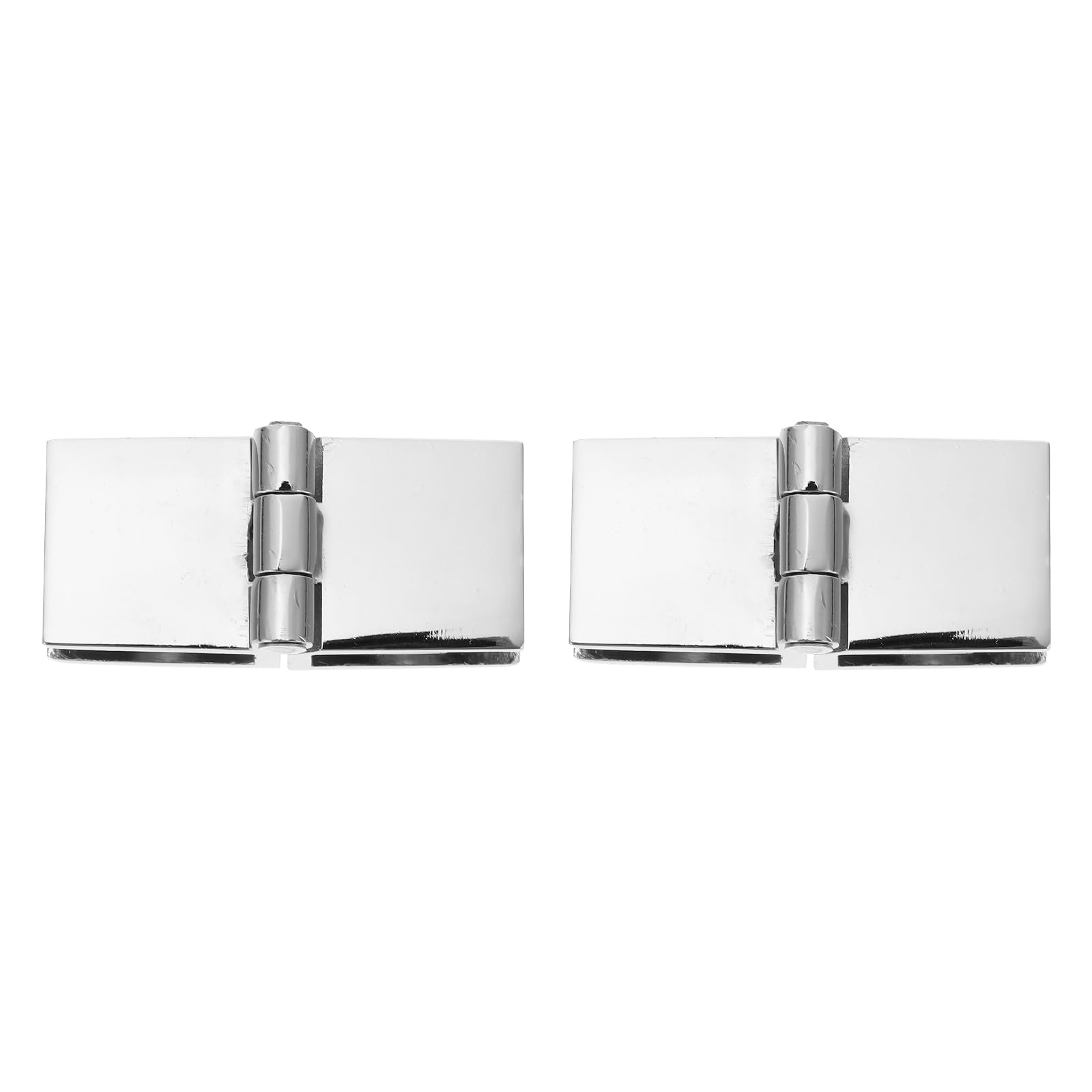 Uonlytech 2pcs Glass Door Hinge Glass Shower Door Gate Hinge Bath Screen Cabinet Hinges Pivot Hinges for Kitchen Cabinets Shower Nonporous Zinc Alloy Panel