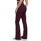 HeyNuts Harmony Flare Leggings 29"/30.5"/32.5"/34.5", High Waisted Tummy Control Wide Leg Bootcut Yoga Pants Lounge Soft