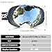 ZIONOR X4 Ski Goggles Magnetic Lens - Snowboard Goggles for Men Women Adult - Snow Goggles Anti-fog UV Protection (VLT 8.59% Grey Frame Grey Revo Silver Lens)