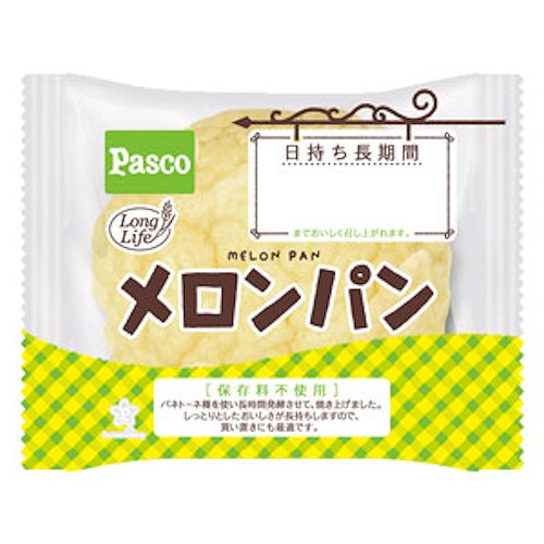 Pasco Japanese Melon pan Melon taste Bread 1 pack