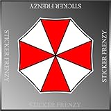 Resident Evil Umbrella Corporation Xbox Ps3 Umbrella Decal Sticker 4