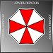 Resident Evil Umbrella Corporation Xbox Ps3 Umbrella Decal Sticker 4"x4"