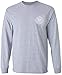 Joe's USA Koloa Surf Long Sleeve Black Marlin Cotton T-Shirts. Regular, Big & Tall