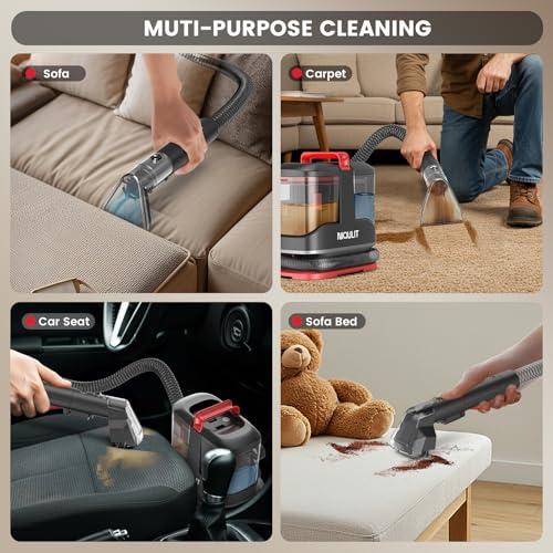 Portable Carpet & Upholstery Cleaner Machine,15 Kpa Strong Suction Couch Cleaner Machine photo 12