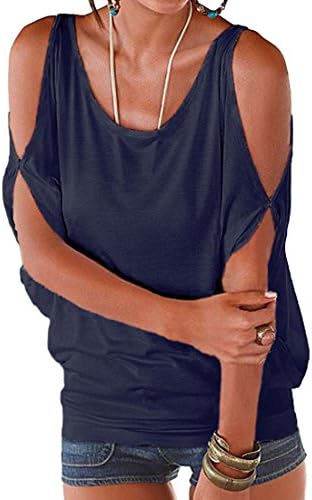 Women's Off the Shoulder Dolman Style Shirring Drape Knit Top