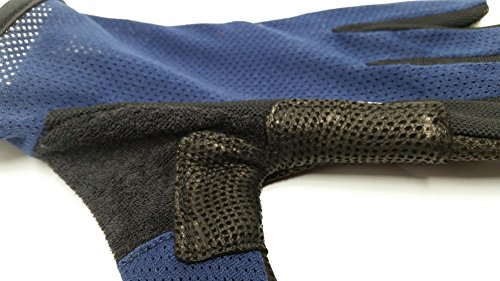 Beretta Men's Mesh Full Finger Shooting Glove, Navy, XX-Large