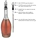 Gonicc Wine Chiller Rod 4-in-1 18/8 Food-Safe Stainless Steel Wine Bottle Cooler Stick Freezer with Bottle Stopper, Aerator and Pourer Decanter, Ideal Wine & Beer Gifts