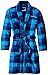 Calvin Klein Little Boys' Plaid Plush Robe