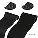20Ft x 0.79 Inch Self Adhesive Strips, Heavy Duty Strong Back Sticky Fastening Hook Tape,Nylon Fabric Fastener Mounting Loop Tapes for Sewing, Crafting,DIY- Indoor or Outdoor Use (Black)