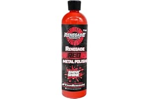 Renegade Products Red Liquid Metal Polish - Metal Polish & Car Scratch Removal, for Use on Chrome, Stainless Steel, & Aluminum, Cleaner & Polish for Cars, Trucks, Bikes