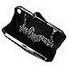 b.m.c BMC Womens Gunmetal Gray Colored Alloy Metal Abstract Stone Cut Hardcase Fashion Clutch Shoulder Chain Handbag