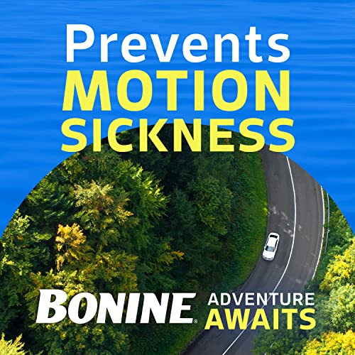 NonDrowsy Bonine for Motion Sickness Relief, Sea Sickness, Car
