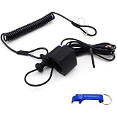 TC-Motor Racing Tether Pull Kill Switch for ATC250R ATC350X 1985-1986, TRX250R 1986-1988, Raptor 50 2004-2008, E-Ton TXL50 2000-2002, Brute KFX50 2003-2009, Can Am DS70 2008-2011, Arctic Cat