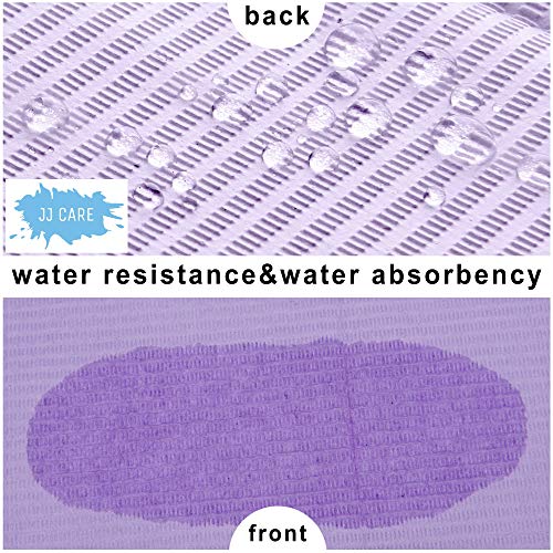 JJ Care Premium Purple Dental Bibs Pack of 500, 3 Ply Waterproof Bibs