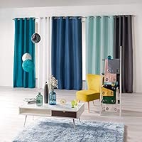 Douceur Dintérieur Rideau à Oeillets 140x260 Cm Microfibre Absolu Rose Pale